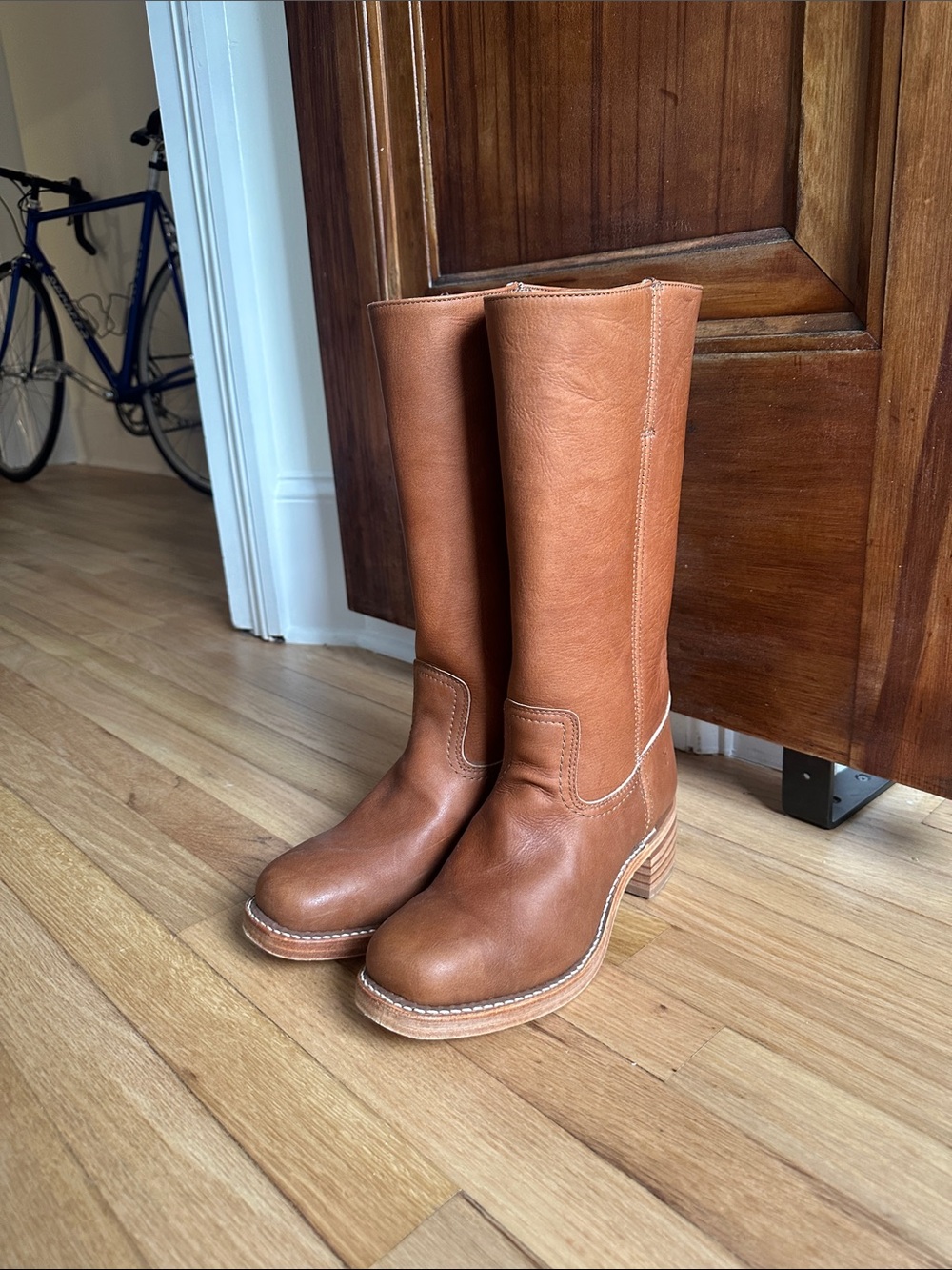 FRYE Campus Boot in Saddle size 9.5
